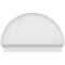 Ekena Millwork Half Round Smooth Architectural Grade PVC Combination Pediment, 38"W x 25-3/4"H x 2-3/4"P PEDPC038X260HRO00 - alternate 4